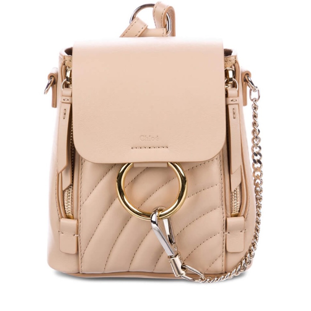 Chloe calfskin faye mini backpack